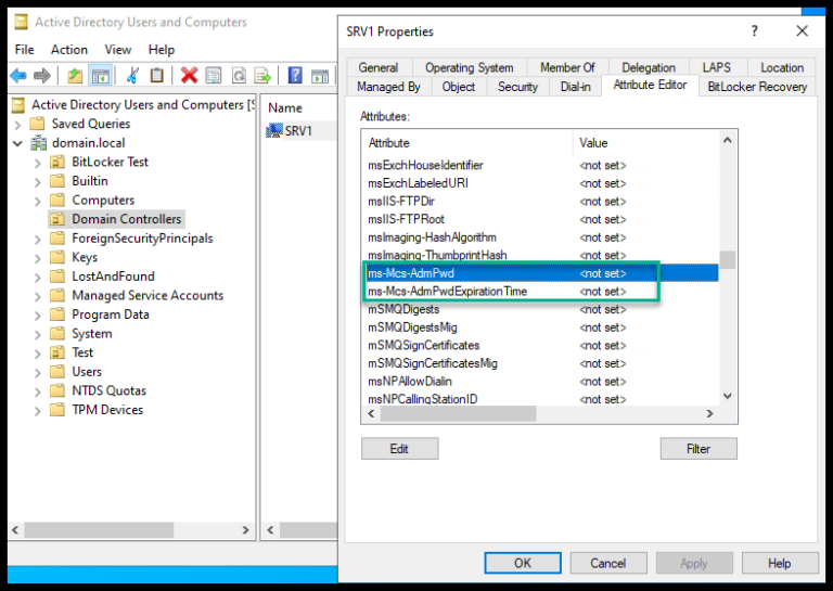 Locate Attributes