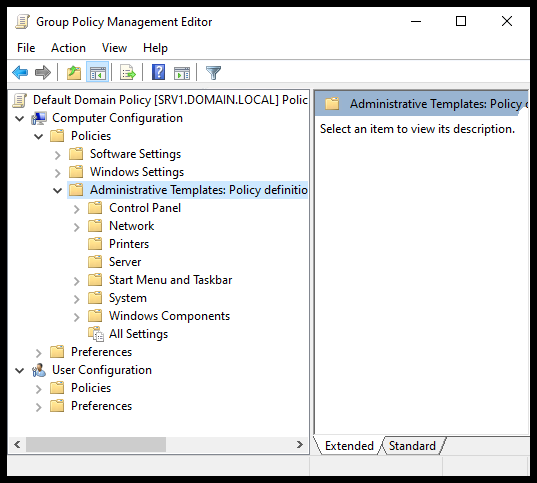 Group Policy Management AD